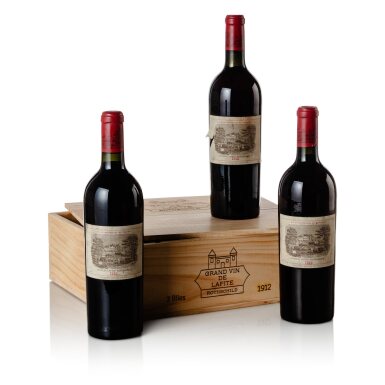 View full screen - View 1 of Lot 47. Château Lafite 1912 (3 BT).