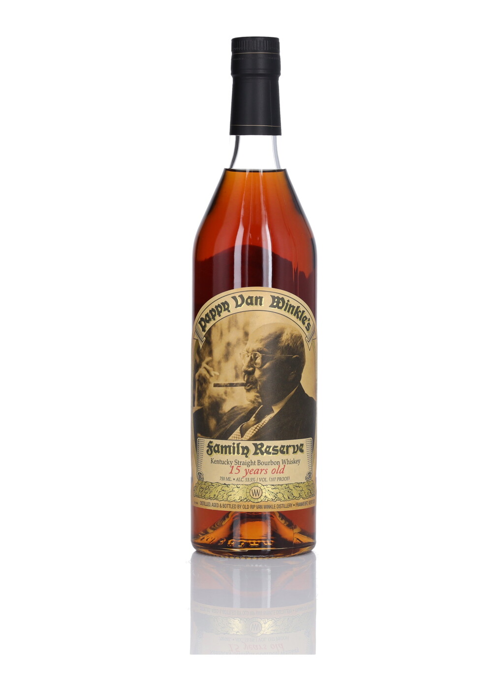 View full screen - View 1 of Lot 544. Pappy Van Winkle's 15 Year Old Family Reserve 107 proof NV (1 BT 75cl).