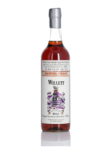 View full screen - View 1 of Lot 210. Willett Family Estate Single Barrel Bourbon #1598 "Heinz Taubenheim" 17 Year Old 121 Proof 1991 (1 BT 70cl).