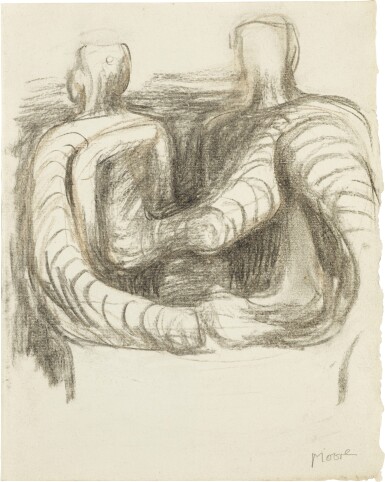 View full screen - View 1 of Lot 156. Two Seated Figures I.