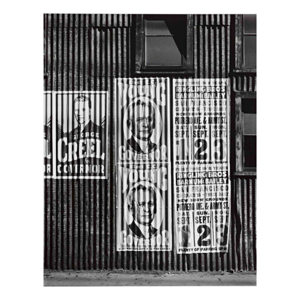 View full screen - View 1 of Lot 121. 'Political Signs & Circus Posters, San Francisco'.