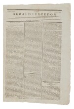 George Washington | The first printing of George Washington's most explicit pronouncement on religious tolerance and one of the great pillars of American religious liberty