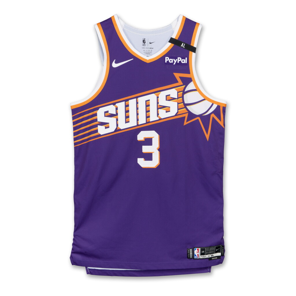 View full screen - View 1 of Lot 164. Bradley Beal Phoenix Suns 2024-2025 Game Worn Icon Edition Jersey .