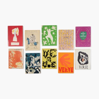 View full screen - View 1 of Lot 458. Verve | Complete set of this landmark art publication.