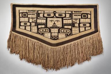 View full screen - View 1 of Lot 31. Tlingit Ceremonial Robe (Chilkat Blanket).