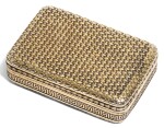 A SILVER-GILT SNUFF BOX, JOHN ASH, LONDON, 1806