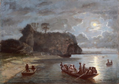View full screen - View 1 of Lot 4533. Paysage Nocturne (Night Landscape) | 夜景.