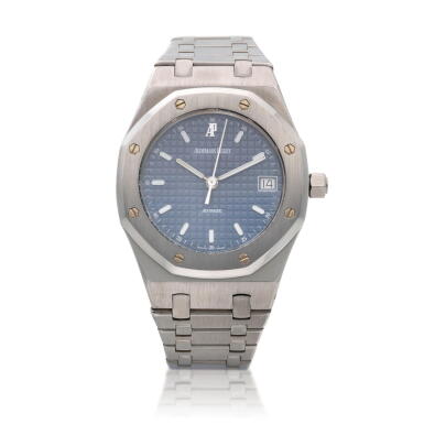View full screen - View 1 of Lot 45. Royal Oak A stainless steel automatic wristwatch with date, Circa 1995.