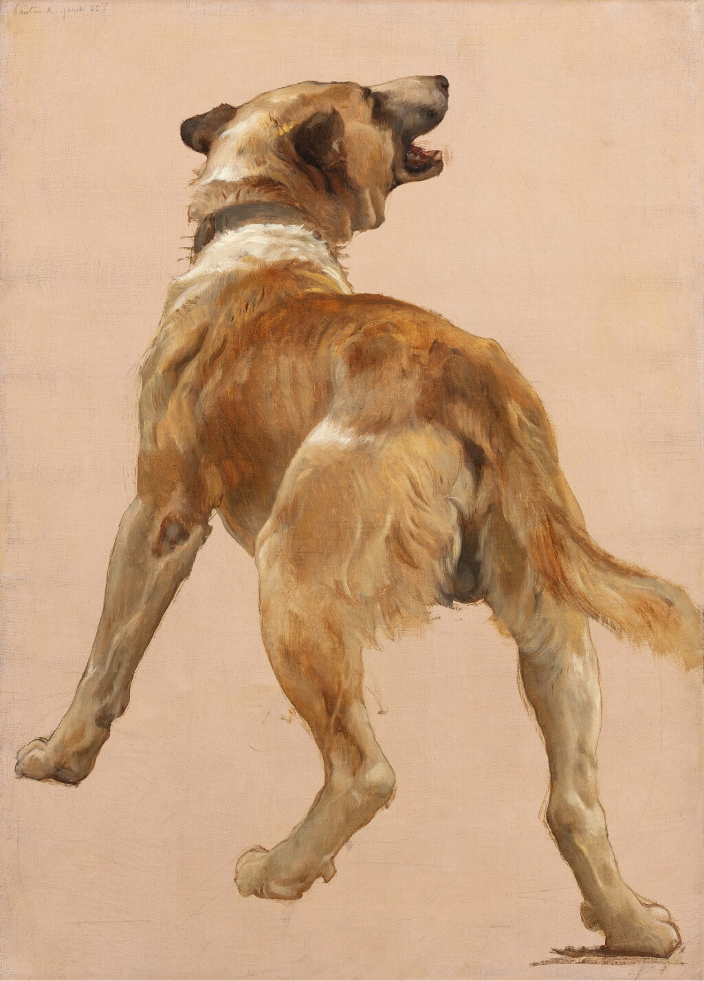 View full screen - View 1 of Lot 674. Study of the Dog of Homѐre et son guide.