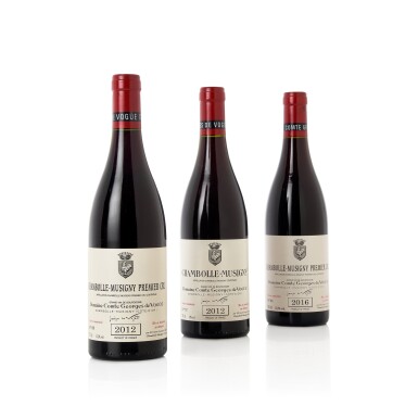 View full screen - View 1 of Lot 328. Chambolle Musigny 2012 Comte Georges de Vogüé (3 BT).