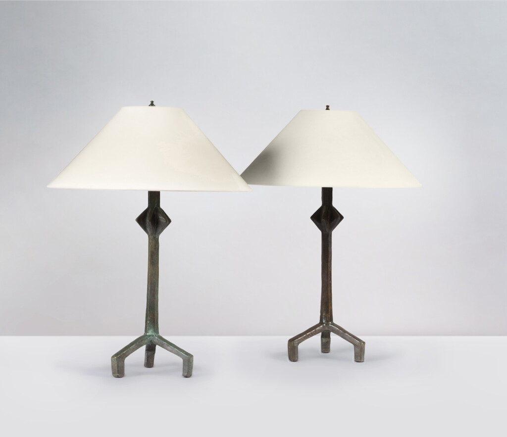View full screen - View 1 of Lot 424. Pair of "Étoile" Table Lamps.