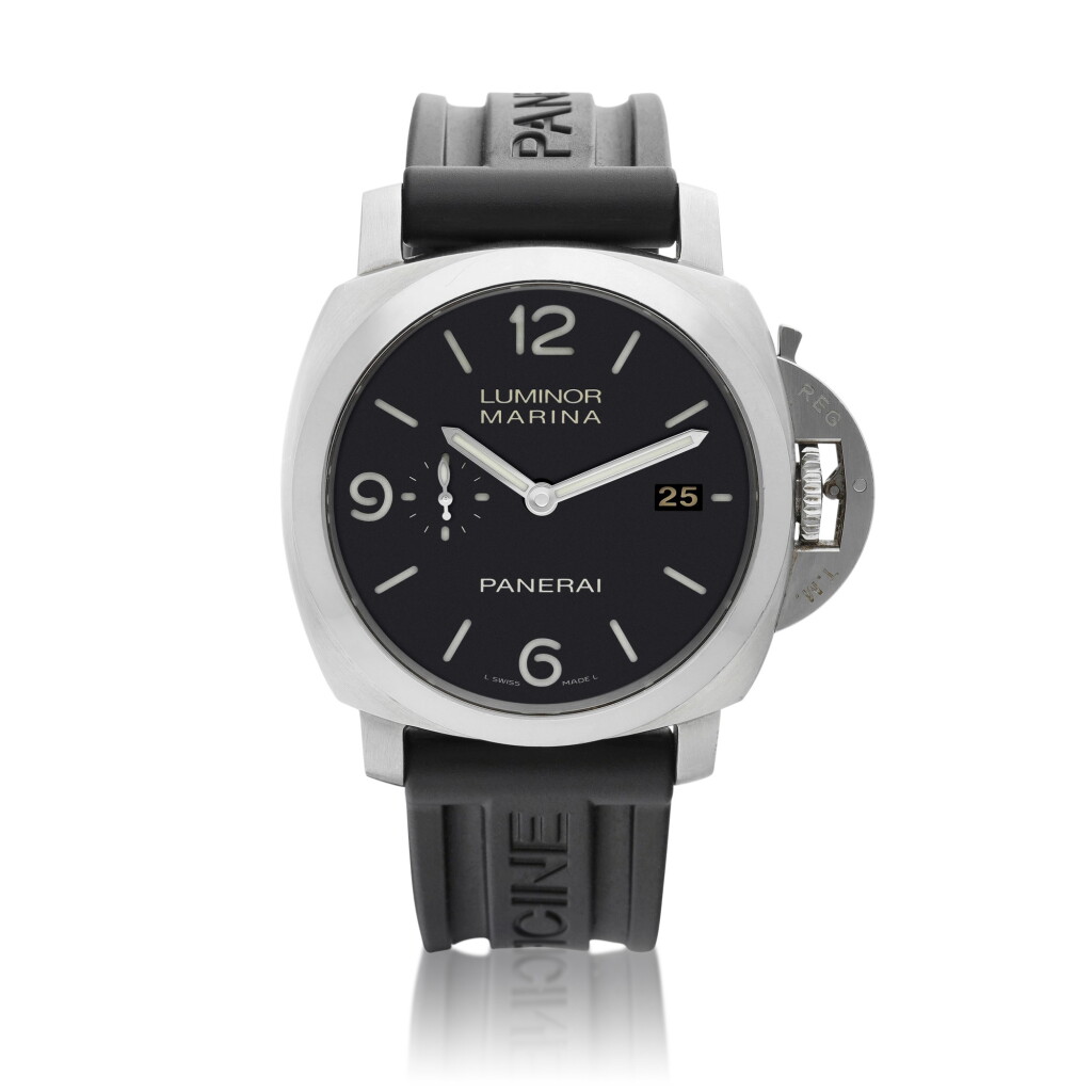 View full screen - View 1 of Lot 8211. Luminor, Reference PAM 312 | A stainless steel wristwatch with date, Circa 2014 | 沛納海 | Luminor 型號PAM 312 | 精鋼腕錶,備日期顯示,約2014年製.