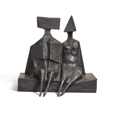 View full screen - View 1 of Lot 45. Sitting Couple.