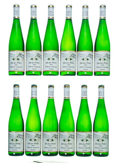 View full screen - View 1 of Lot 502. Wehlener Sonnenuhr Riesling Auslese 2001 J. J. Prüm (24 BT).