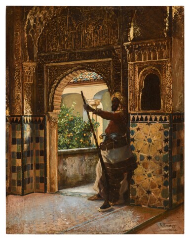 View full screen - View 1 of Lot 51. Guarding the Alhambra.