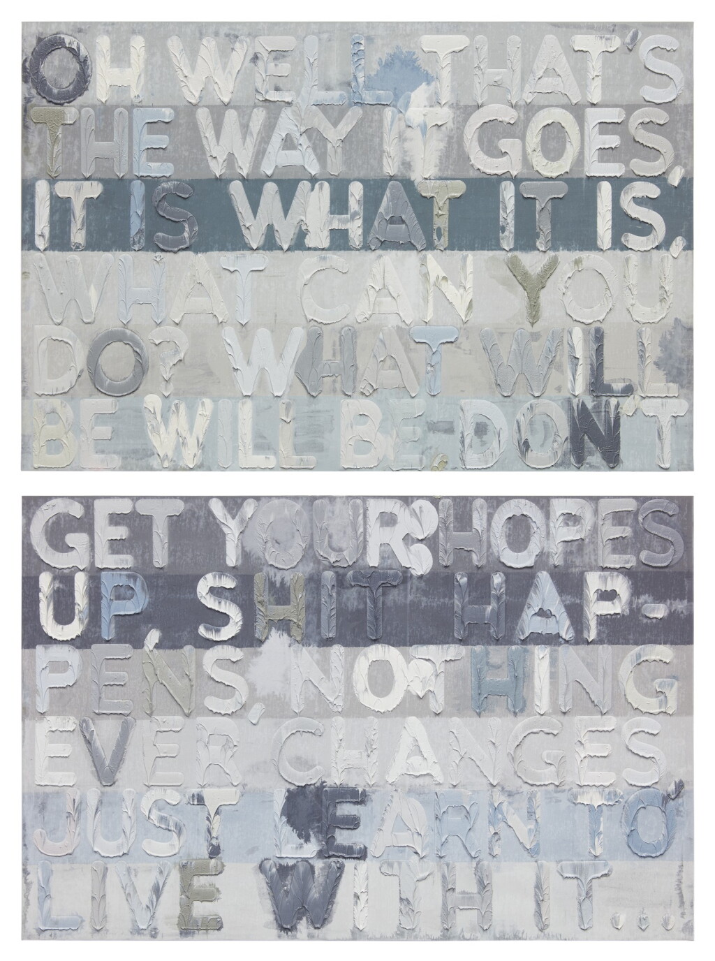 View full screen - View 1 of Lot 457. MEL BOCHNER | OH WELL .
