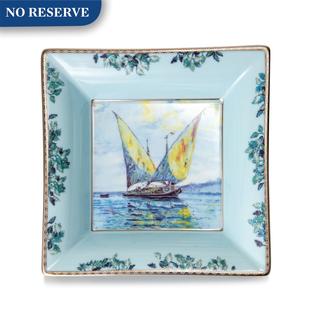View full screen - View 1 of Lot 9224. Patek Philippe | Porcelain de Limoges, A commemorative Limoges porcelain and enamel dish, Circa 2015 | 百達翡麗 | Porcelain de Limoges 利摩日陶瓷及琺瑯擺飾盤,約2015年製.