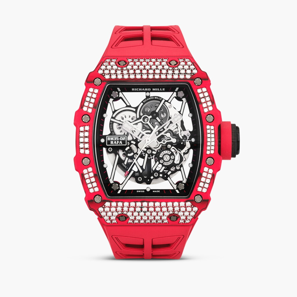 View full screen - View 1 of Lot 2601. Reference 35-02 "RAFA" | A carbon TPT and diamond-set skeletonised wristwatch, Circa 2018.