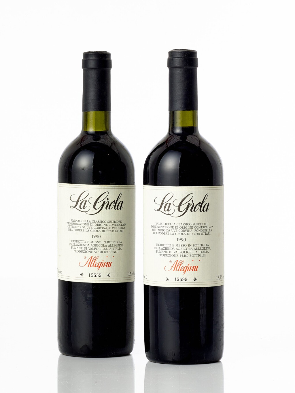View full screen - View 1 of Lot 7008. La Grola 1990 Allegrini (14 BT).