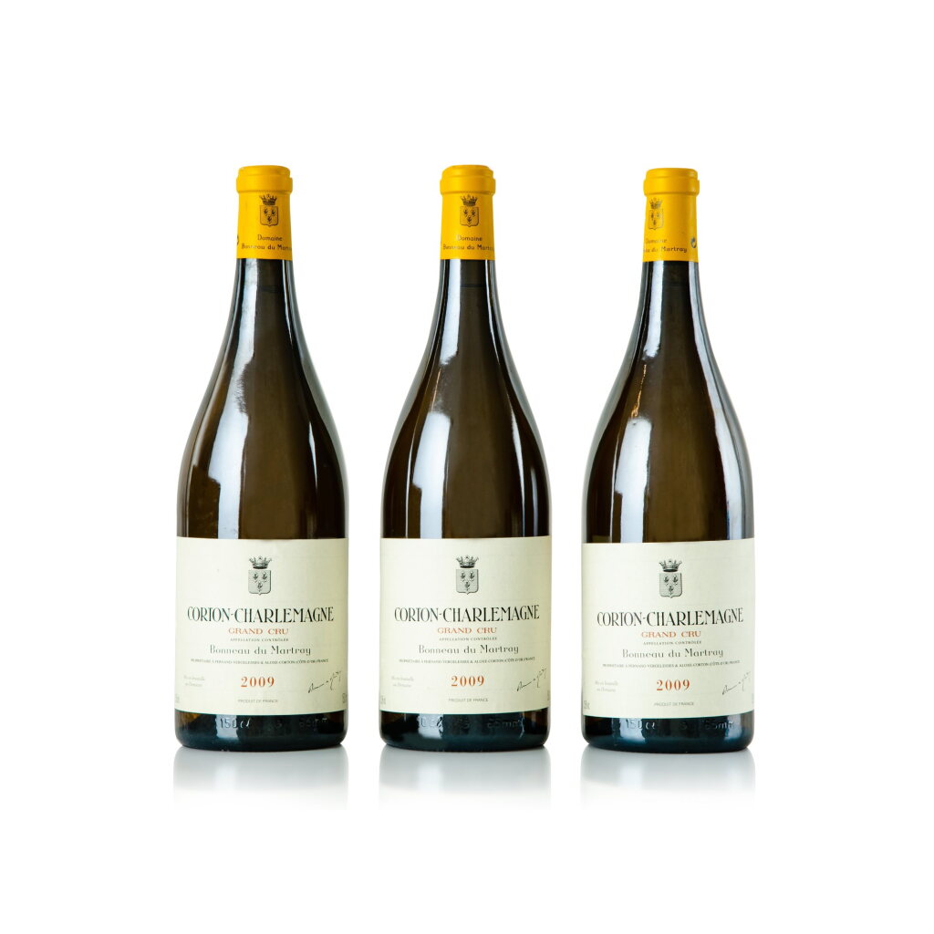 View full screen - View 1 of Lot 194. Corton Charlemagne 2009 Bonneau du Martray (3 MAG).