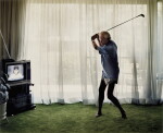Practicing Golf Swing