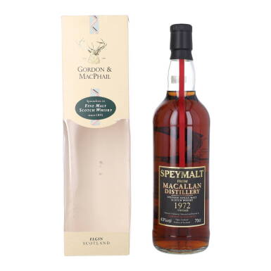 View full screen - View 1 of Lot 5051. Macallan Gordon & MacPhail Speymalt 40.0 abv 1972 (1 BT75).