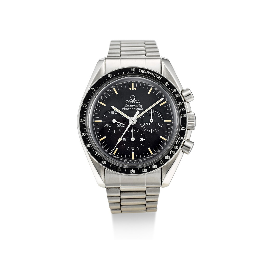View full screen - View 1 of Lot 217. OMEGA | SPEEDMASTER, REFERENCE ST145022 A STAINLESS STEEL CHRONOGRAPH WRISTWATCH WITH BRACELET, CIRCA 1984.