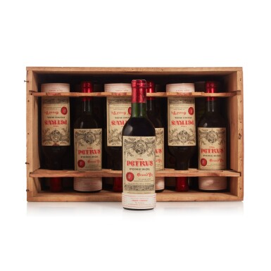 View full screen - View 1 of Lot 585. Petrus 1966 (19 HB).