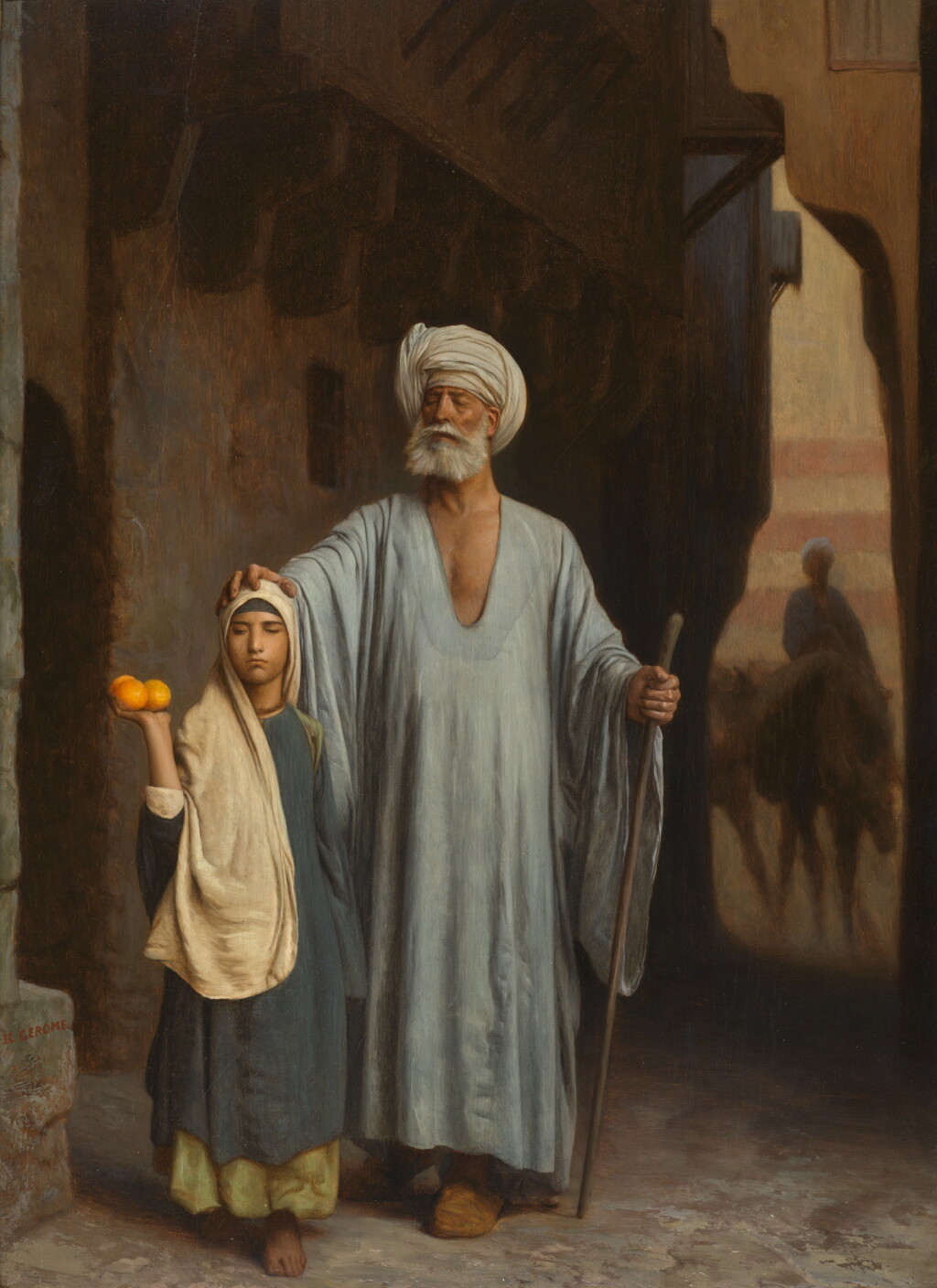 View full screen - View 1 of Lot 124. JEAN-LÉON GÉRÔME | THE HELPING HAND.