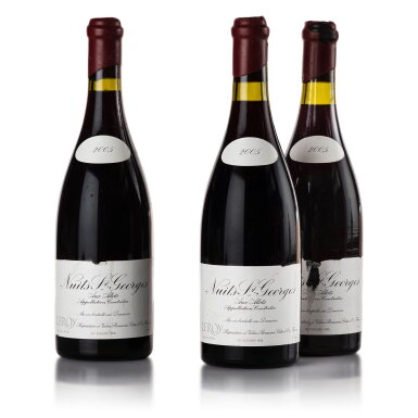 View full screen - View 1 of Lot 317. Nuits St. Georges, Aux Allots 2005 Domaine Leroy (3 BT).