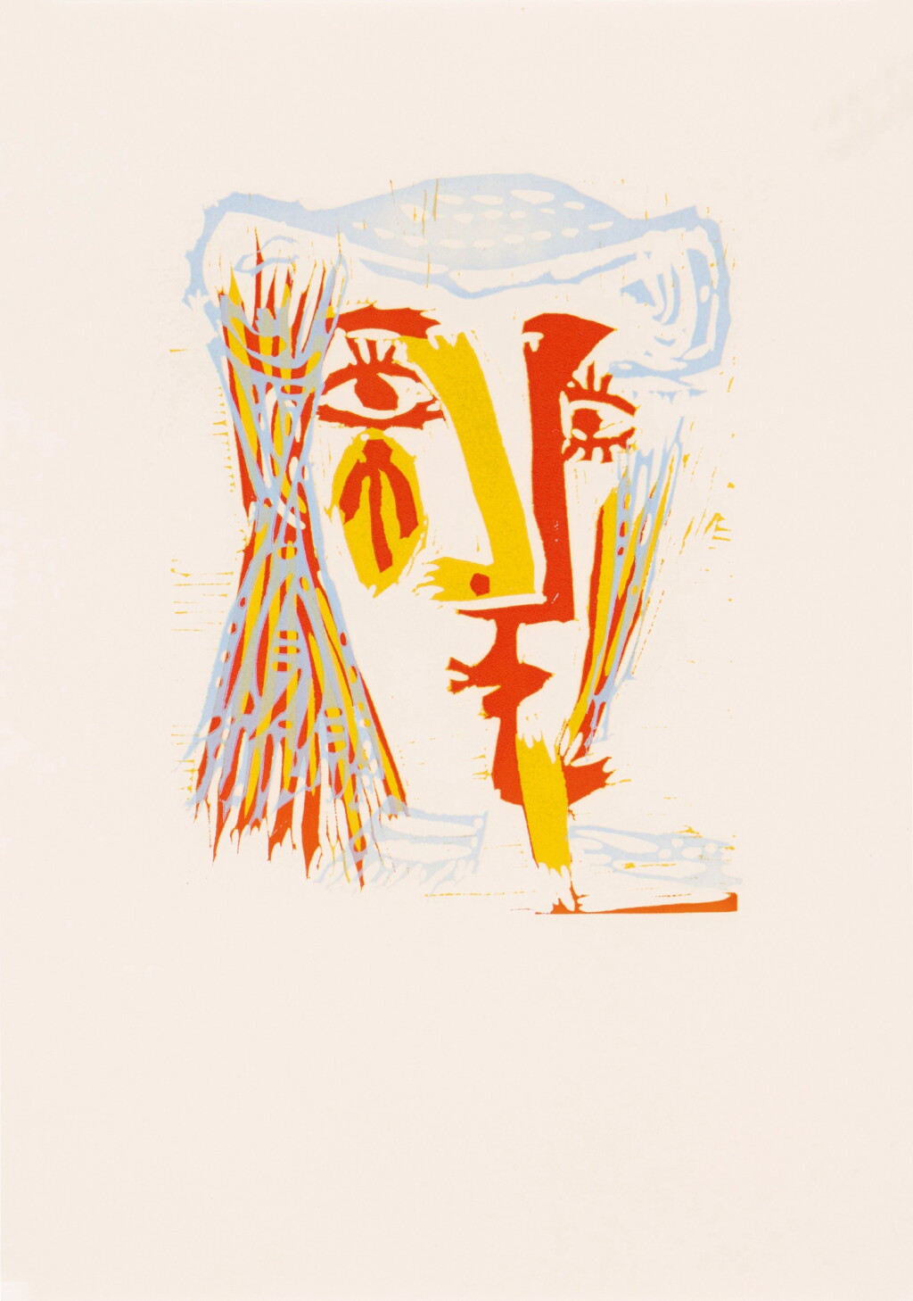 View full screen - View 1 of Lot 66. Femme au chapeau de paille bleue (not in Bloch; Baer 1282).