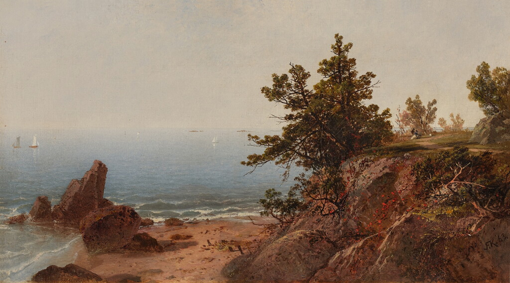 View full screen - View 1 of Lot 531. View from the Cliff (Noon on the Seashore).