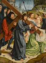 The Road of Calvary with Saint Veronica and Simon of Cyrene