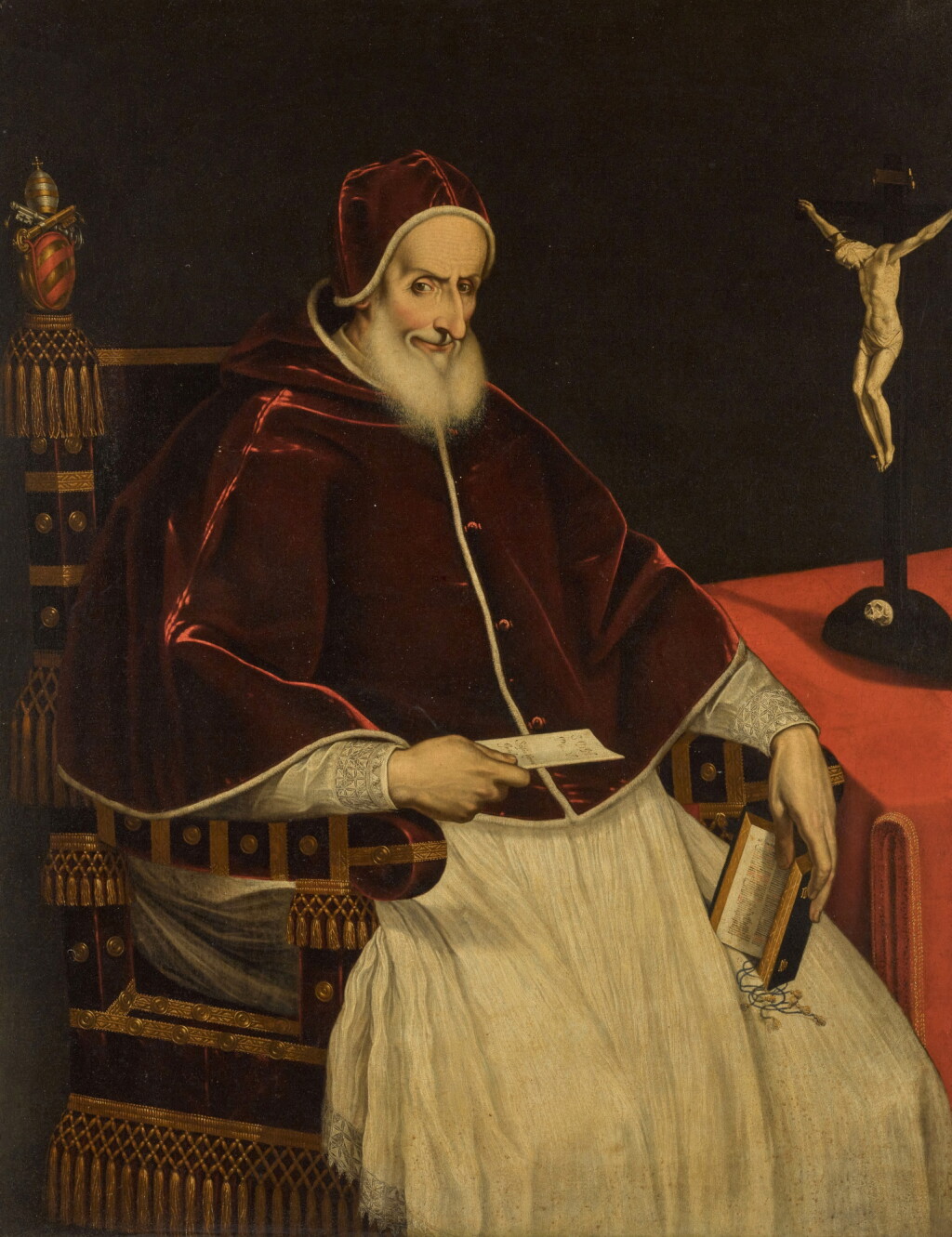 View full screen - View 1 of Lot 23. Portrait of Pope Pius V (1504–1572).