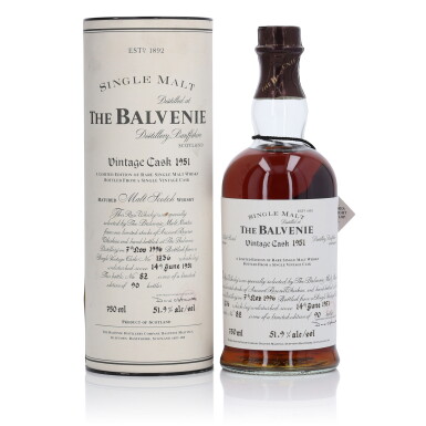 View full screen - View 1 of Lot 115. The Balvenie Vintage Cask 51.9 abv 1951 (1 Bottle 75cl).