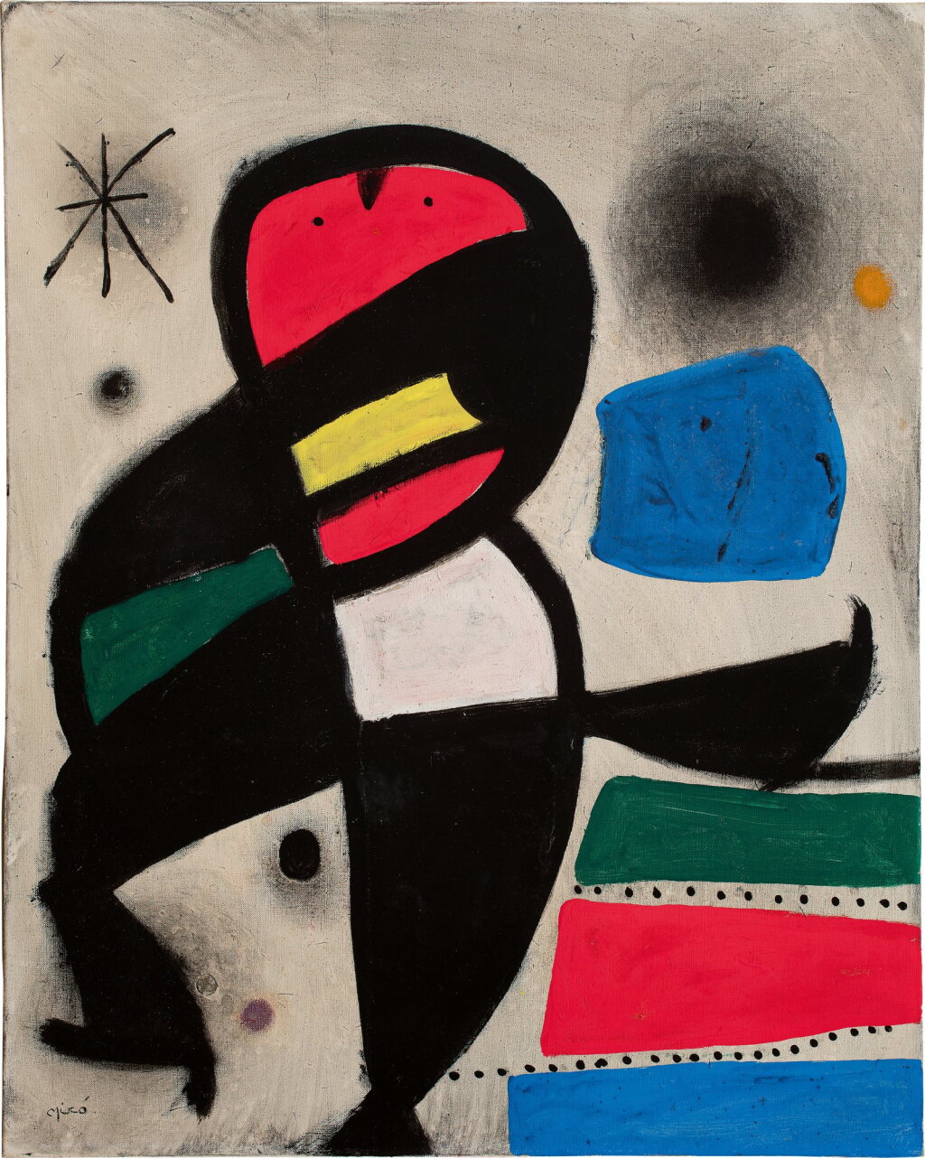 全螢幕檢視 - 查看1031Joan Miró 胡安・米羅 | Personnage dans la nuit 星夜漫步的1