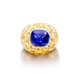 Sapphire and Diamond Ring | 卡地亞 | 藍寶石 配 鑽石戒指