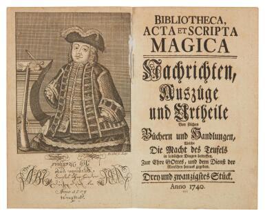 View full screen - View 1 of Lot 133. (Buchinger, Matthias) | Buchinger as he looked in Stuttgart.