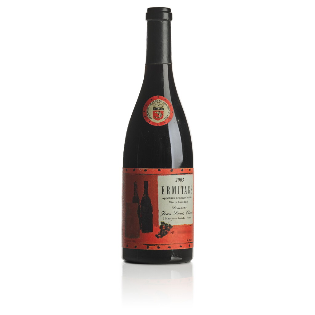 View full screen - View 1 of Lot 256. Ermitage, Cuvée Cathelin 2003 Jean-Louis Chave (1 BT).