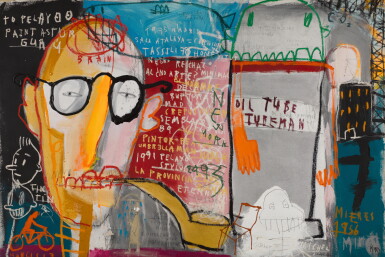 View full screen - View 1 of Lot 61. Retrato Homenaje al Pintor Pelayo Ortega.