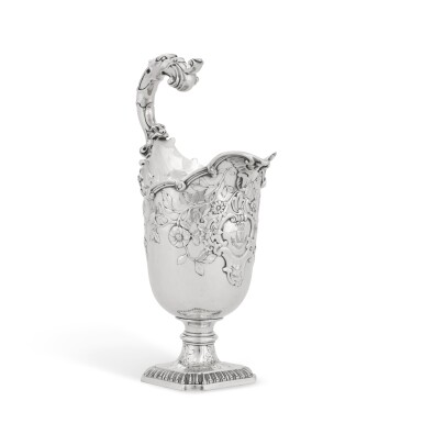 View full screen - View 1 of Lot 23. A George II silver ewer, Thomas Heming, London, 1758.