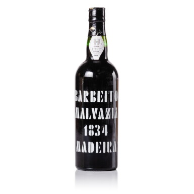 View full screen - View 1 of Lot 403. Barbeito Malvazia Madeira 1834 (1 BT).