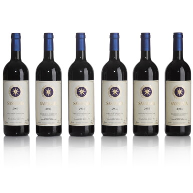 View full screen - View 1 of Lot 733. Sassicaia 2003 (12 BT).