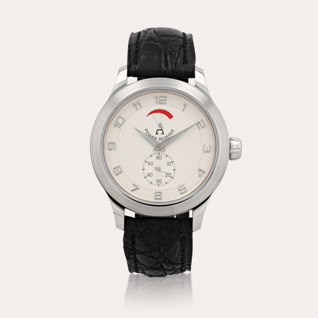 View full screen - View 1 of Lot 455. Power Reserve Opera Meccana, reference 5002 Montre bracelet en acier avec indication de réserve de marche | Stainless steel wristwatch with power reserve indication Vers 2010 | Circa 2010.