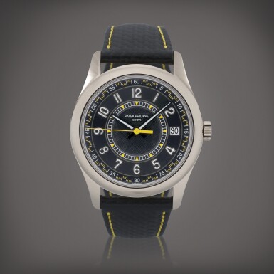 View full screen - View 1 of Lot 361. Calatrava, reference 6007G-001 Montre bracelet en or blanc avec date | White gold wristwatch with date Vers 2023 | Circa 2023.