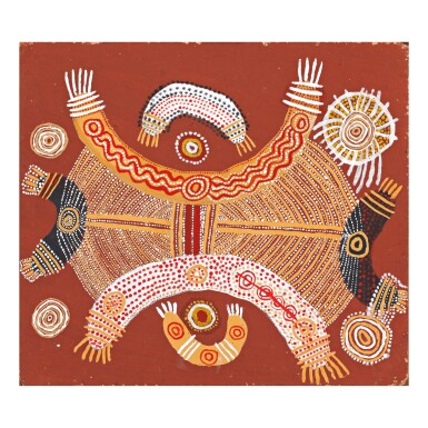 View full screen - View 1 of Lot 6. UTA UTA TJUNGALA | UNTITLED (TWO BOYS' DREAMING - BOYS; HAIRPIECE DREAMING).