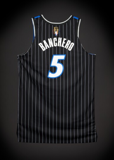 View full screen - View 1 of Lot 14. Paolo Banchero Orlando Magic 2025-2026 Emirates NBA Cup Semifinals Game Worn Statement Edition Jersey | Matched to 2 Games.