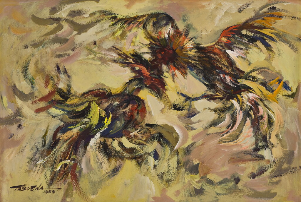 View full screen - View 1 of Lot 2063. Romeo V. Tabuena 羅美歐·塔佩納 | Cockerels 公雞.