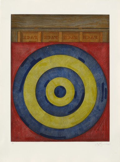 View full screen - View 1 of Lot 176. Target with Four Faces (ULAE 203).