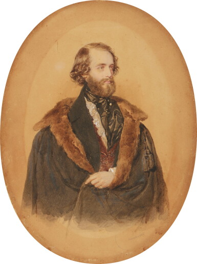 View full screen - View 1 of Lot 309. Half length portrait of a bearded Gentleman.